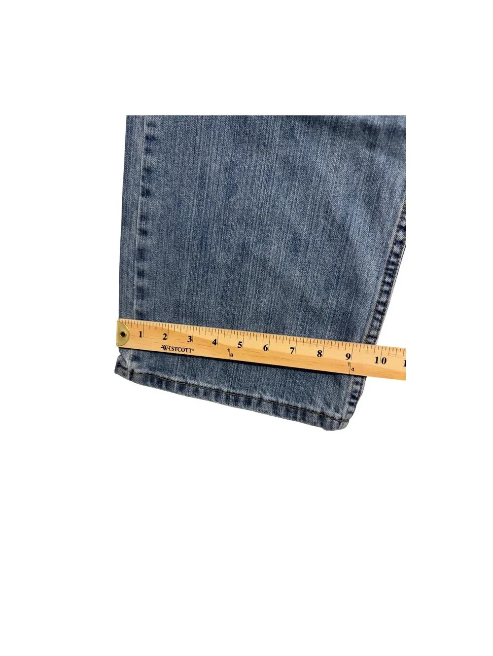 Levis 569 Loose Straight Mens Jeans W34 L34 Medium Wash Pre-Owned